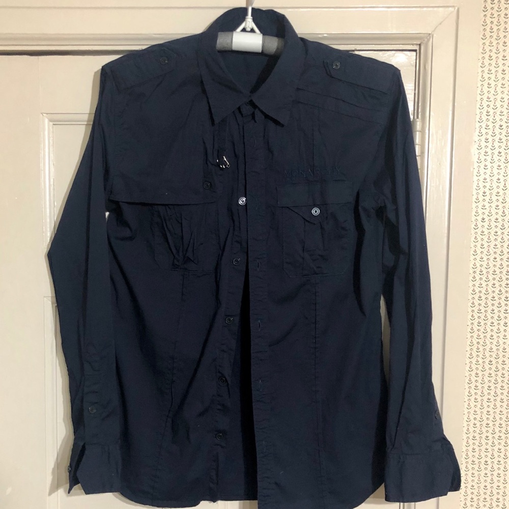 Monarchy Long Sleeve Button Down Shirt